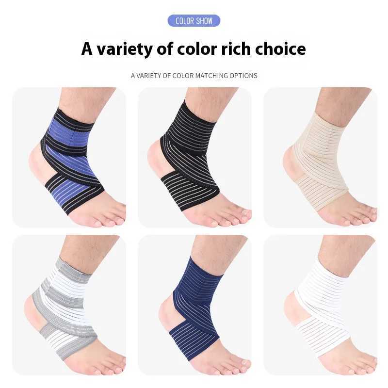 Ankle protection sprain protection football thin elastic bandage fixation ankle protection for men and women in sports Y240913