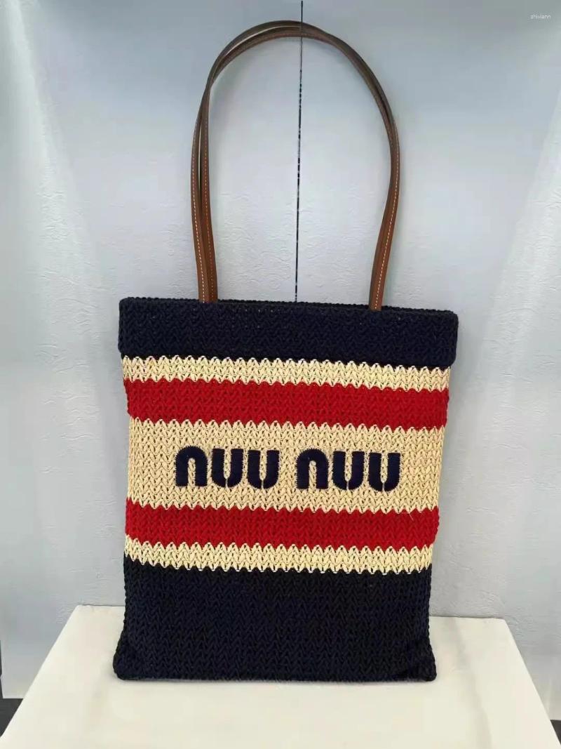Shoulder Bags High Quality Ladies' Stylish Colorful Striped Woven Small Bag For Commuting Niche Design Practical Handbag Girls a25e 4