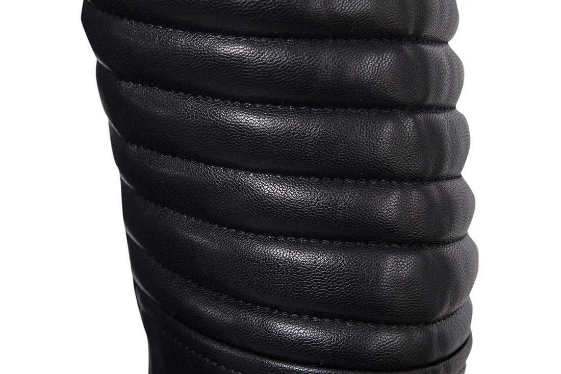 New Mens Coats Biker Pull Style Leather Jacket Handsome Leather Jacket TrendX240913