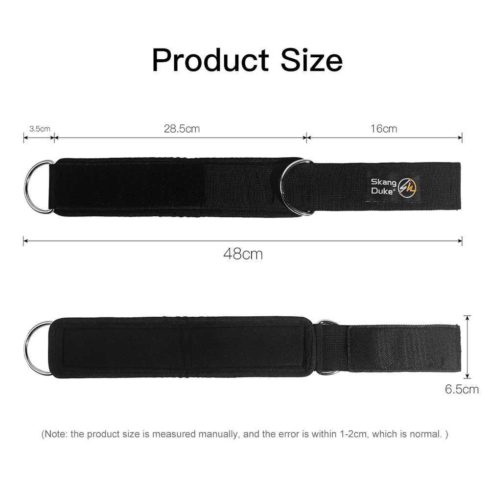 1/2pcs Fitness Ankle Straps D-ring Adjustable Guard Strap Sports Hip Muscle Leg Gym Training Workout Accessories Y240913