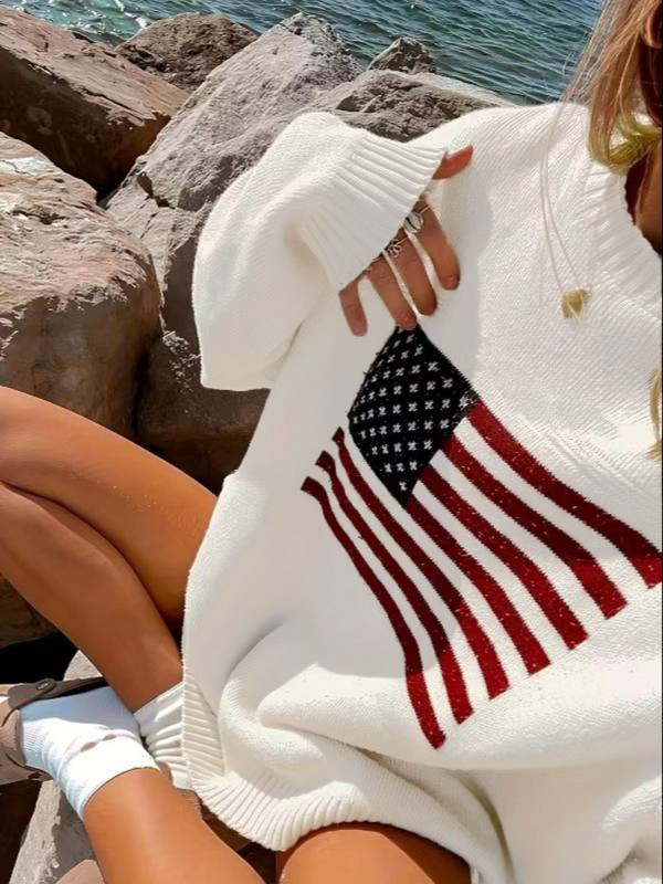 Women's : Winter Vintage American Knit Urious Pullover Sweaters B3