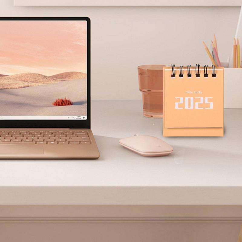 Standing Calendar Desktop Calendar 2025 Small Desktop Decoration Memo Pad Calendar Standing Calendar For Home School Ab0