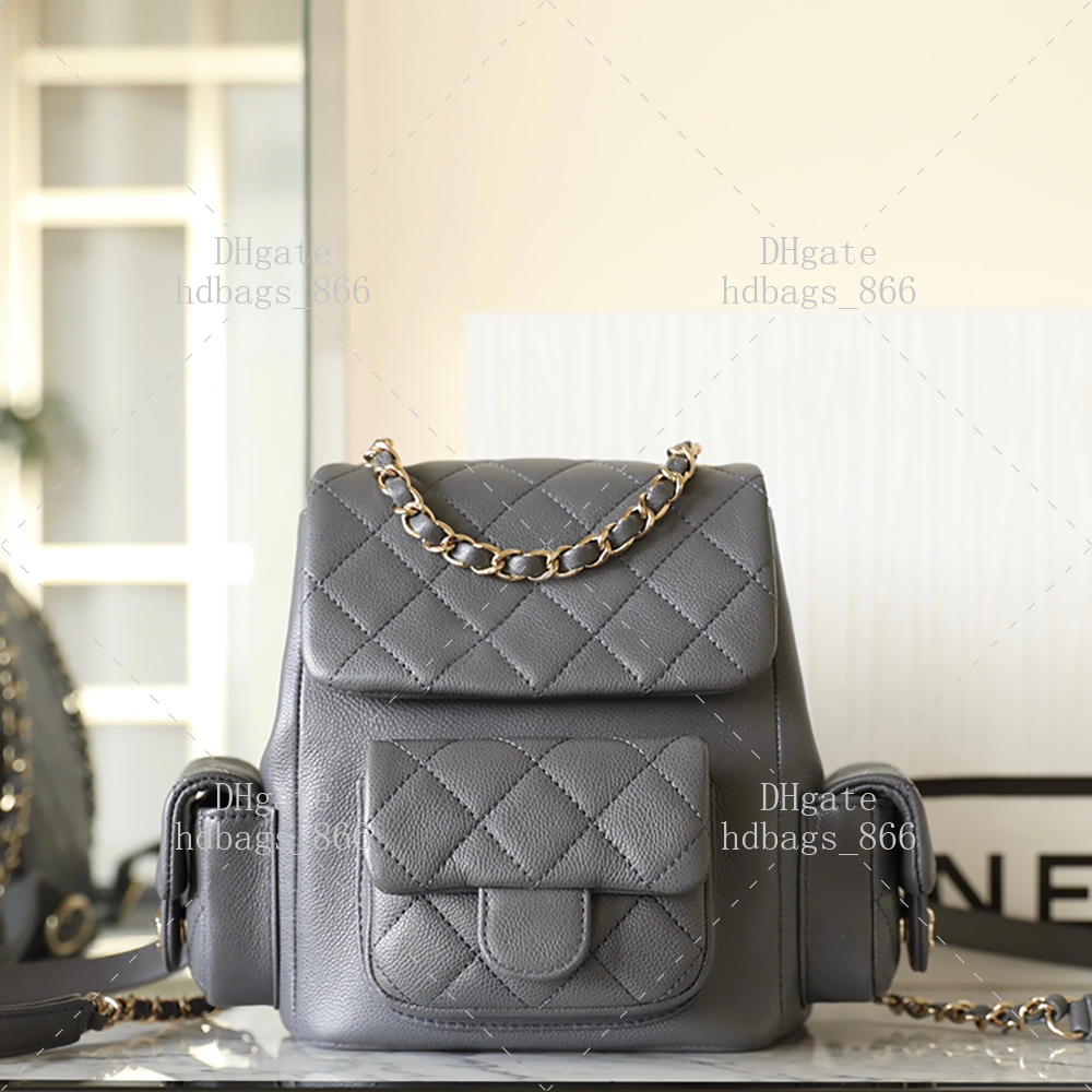 duma MINI Backpack 19CM Mirror Quality Backpack Women Calfskin Leather Shoulder Bags With Box 24C25C