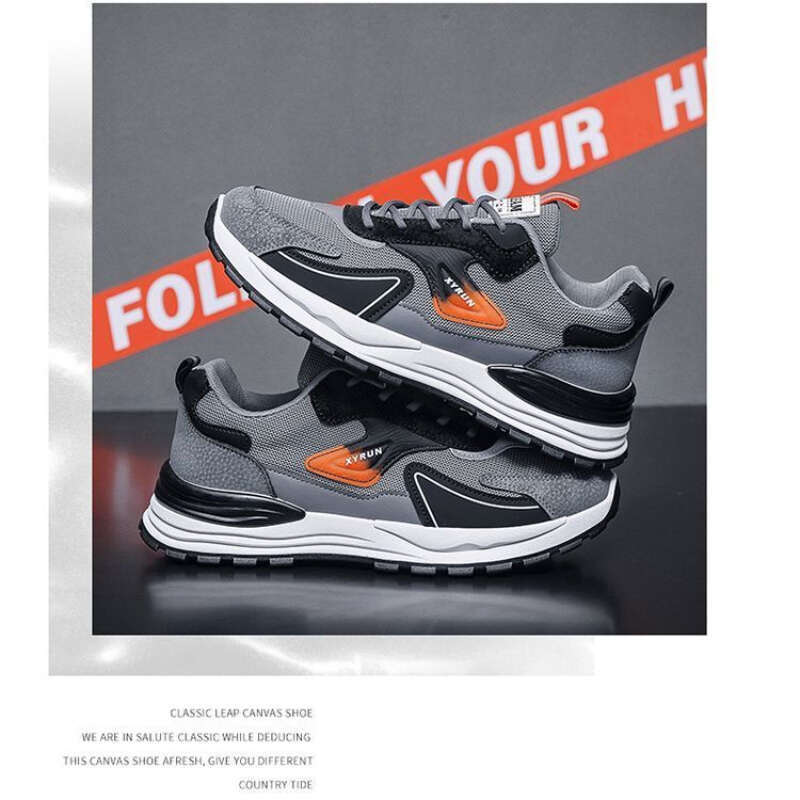Men's Fashion Sneakers 2024 Autumn New Brand Design Comfortable Soft Soled Men Running Shoes Tenis Mascuo
