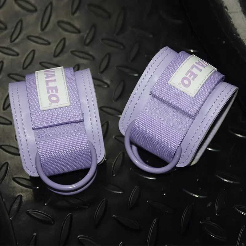 1Pcs Leather Fitness Ankle Straps Adjustable D-Ring Foot Support Cuffs Gym Leg Strength Workouts Pulley Buckle Sports Feet Guard Y240913