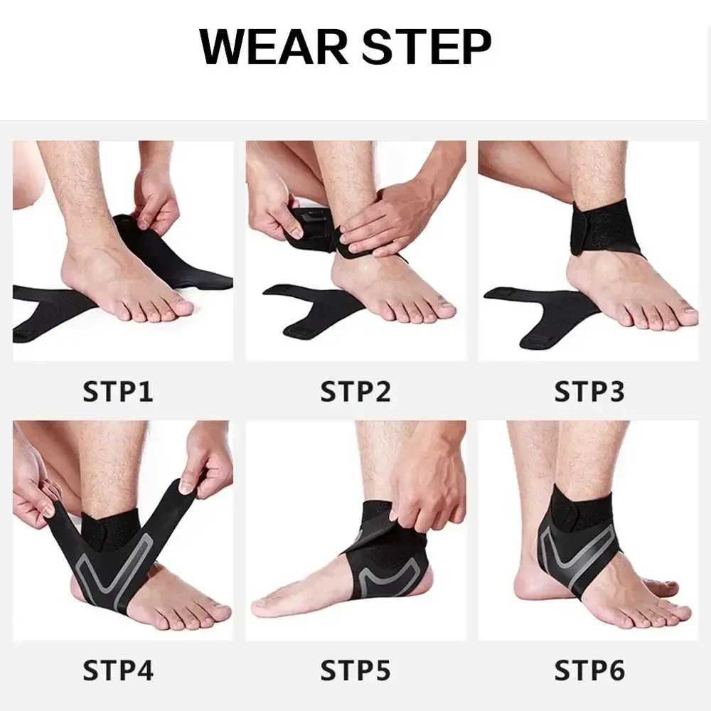 Elastic Ankle Brace Sneaker Protection Ankle Support Bracket Ankle Strap Compression Strap Sports Sole Ankle Protection Y240913
