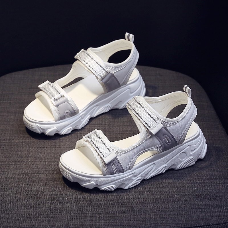 Summer Buckle Women Sandals Outdoor Casual Comfortable Beach Sandalias Mujer Fashion Hollow Out Wedges Shoes Woman