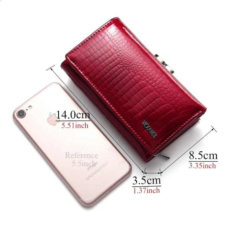 Free Gift Womens Genuine Leather Short Wallet Fashion Buckle and Zipper Mini Coin Bag AE2155 240910