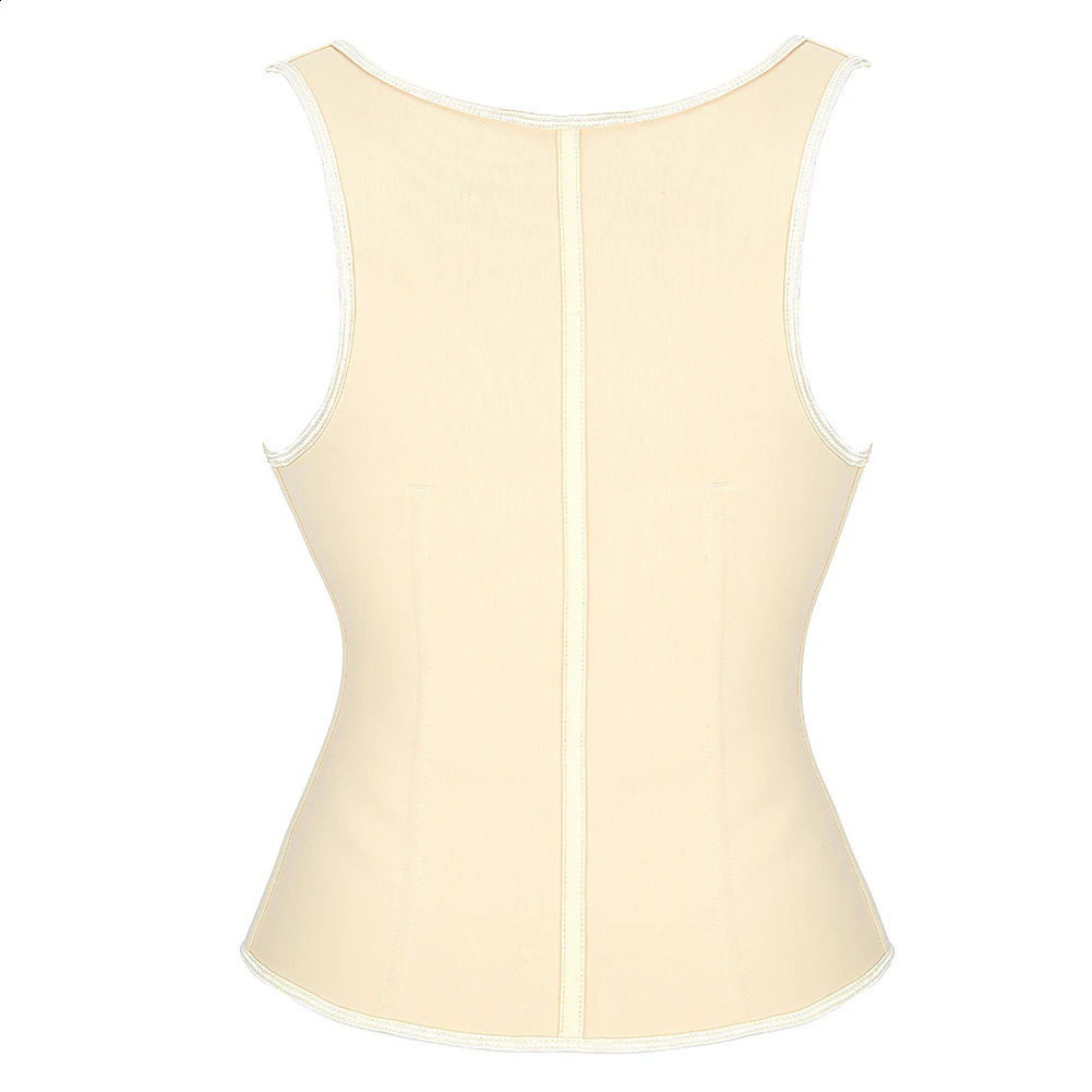 Latex corset vest weight loss sticker chest binding molding machine 9 steel waist trainer 240913