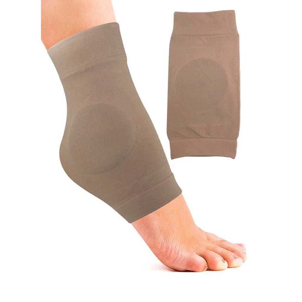 1 Pair Soft Shoe Boots Elastic Gel Bandage Nylon Sleeve For Ice Figure Skating Horse Riding Breathable Ankle Heel Foot Protect Y240913