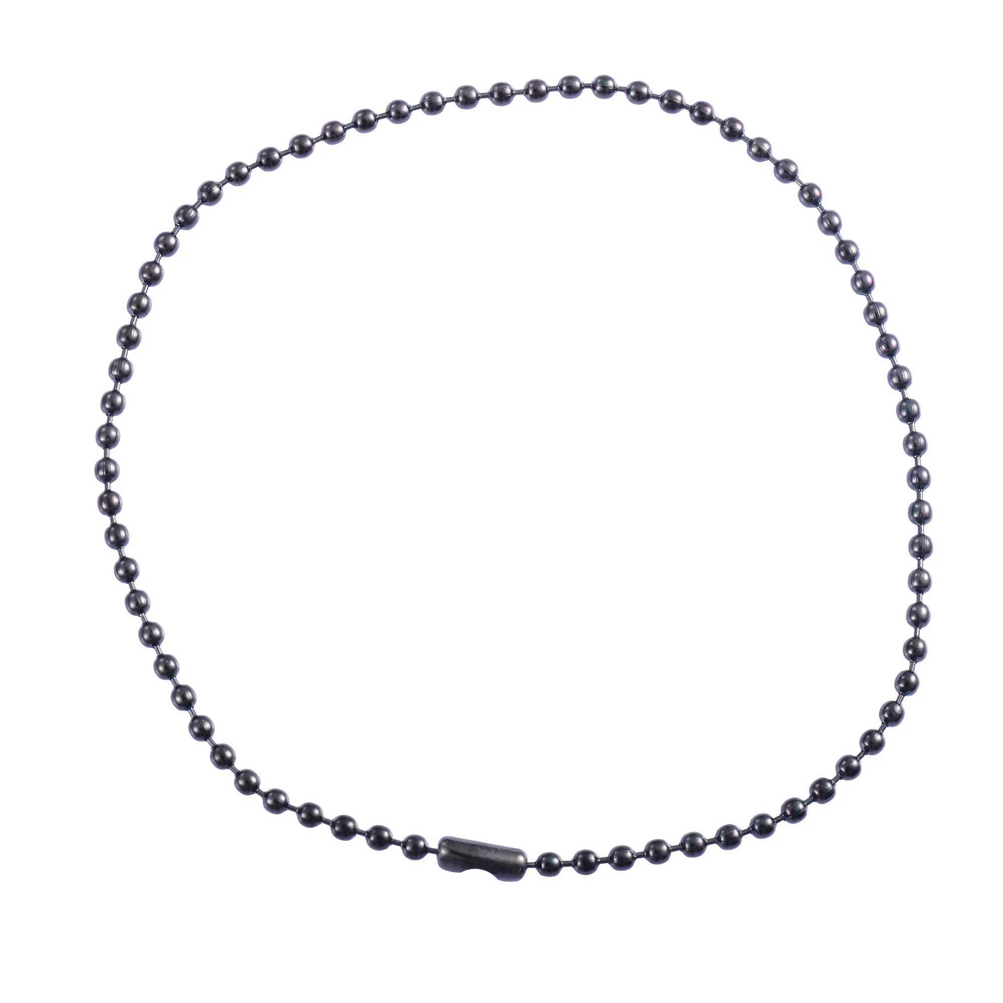 Mens bead bracelet womens stainless steel chain ball bracelet chain bracelet black galvanized bracelet Rolo jewelry accessories gift W240913