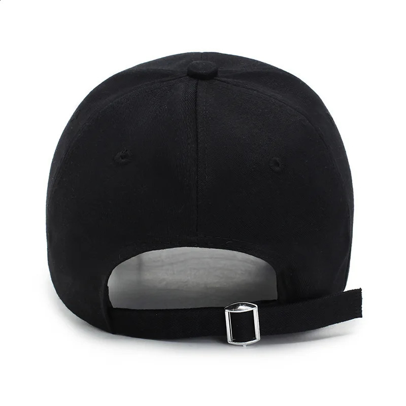 Unisex Fashion Baseball Cap Solid Color with Ring Sun Protection Casual Adjustable Four Seasons 240906