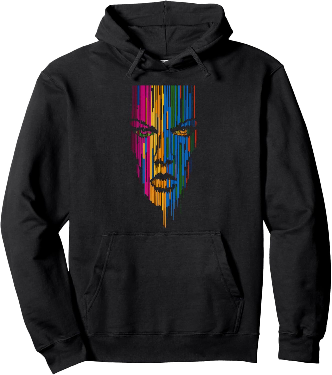 Hoodie for Mens Womens Graphic Design Rainbow Colorful Art Portrait Gift Pullover Hoodie Graphic Hoodies sweatshirt Pullover Long Sleeve