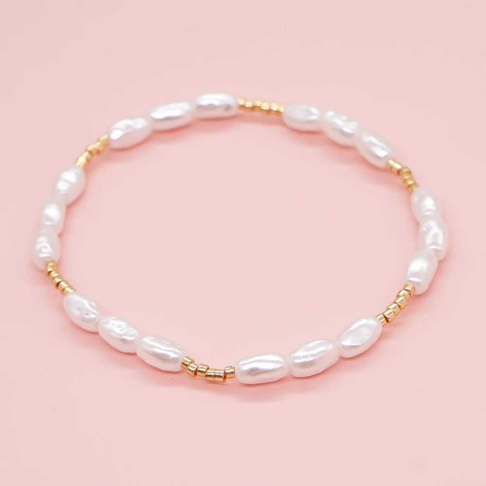 Go2bohos new ultra-thin imitation pearl bracelet for summer fashion and womens jewelry W240913