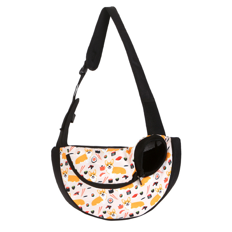 Halloween Pet shoulder bag portable cat bag hand-held travel pet bag dog outdoor backpack chest bag diagonal cross bag