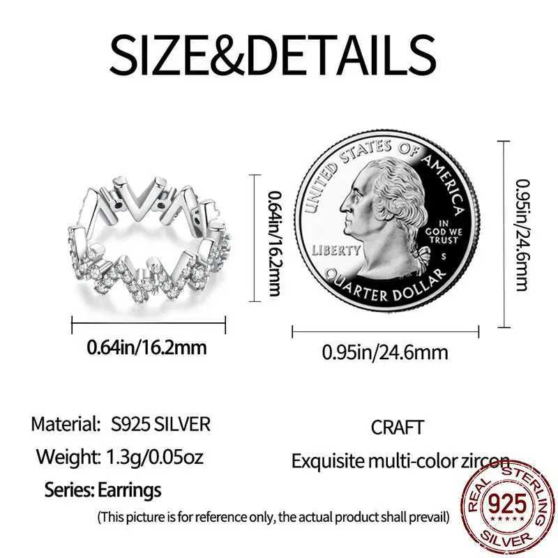 New in 925 Sterling Silver Single Simple Heptagram Ear Clip Earrings For Women Fashion Jewelry Birthday Gift 2023 TrendingX240913