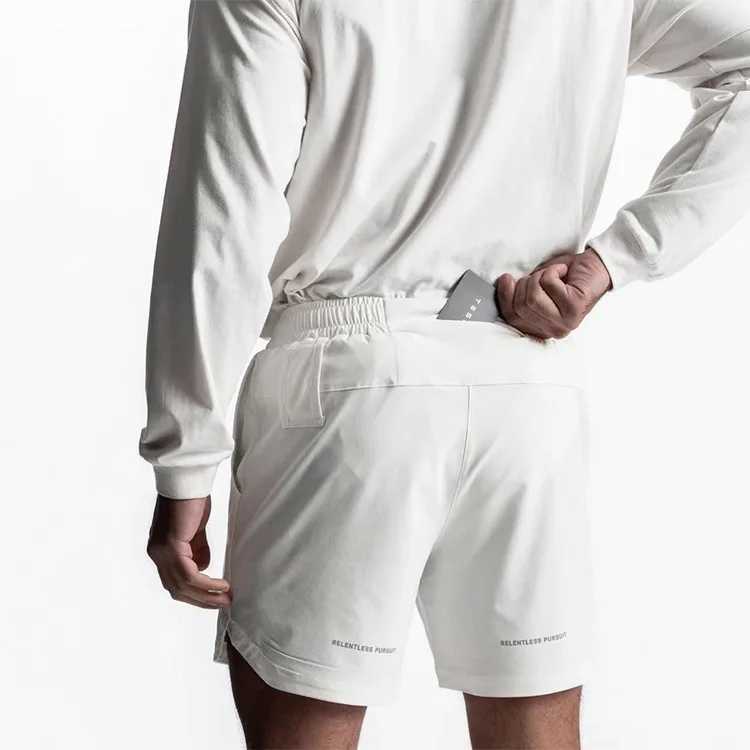 new summer running bicycle leisure sports shorts men jogging fitness squat stretching sports shorts gym training clothes M240912