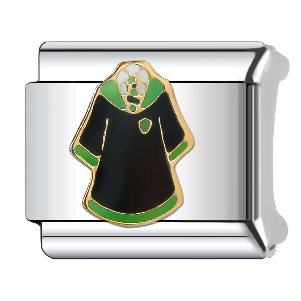 2024 New Women's Gift Cute High heels hats dresses bead Italian Charms Links Beads Fit 9Mm Stainless Steel Bracelet DIY Making Jewelry