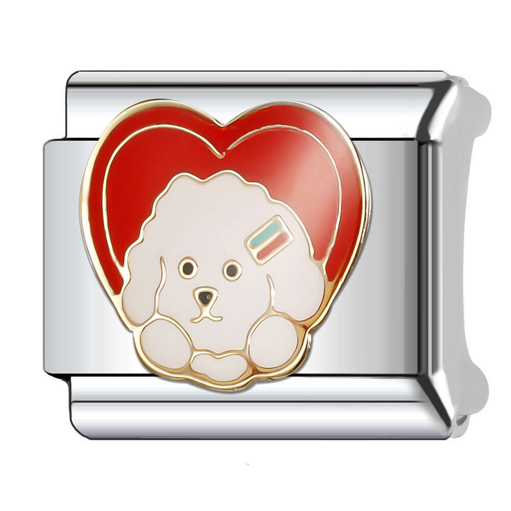 New Women's Gift 12 Birth months Bead Italian Charms Links Bangle Beads Fit 9mm Stainless Steel Bracelet Making DIY For Women Fashion Jewelry