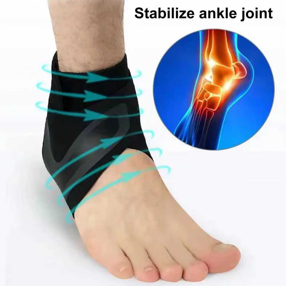 Sports Ankle Brace Ultra-Thin Elastic Adjustable Fasten Tape Built-in Mechanical Pressure Stabilizes Joint Great Breathability A Y240913