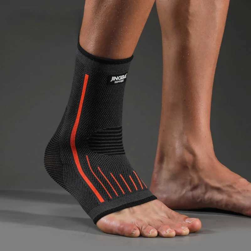 3D Compression Nylon Strap Belt Ankle Protector Football Ankle Support Basketball Ankle Brace Protective Outdoor Gym Socks Y240913