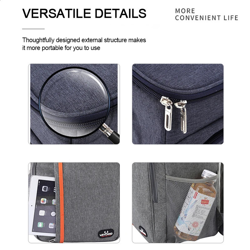 18L 15L backpack waterproof thick cooler bag leak proof lunch large portable outdoor insulated picnic 240910