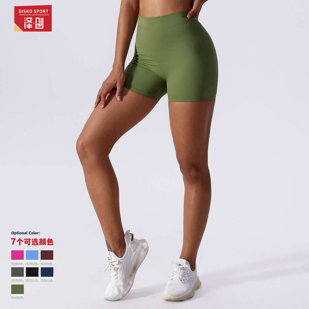 Elastic Brushed Yoga with Hip Lifting Abdominal Tightening Tight Fitness External Wear Running and Sports Pants for Women 8175 Woman Workout Clothe