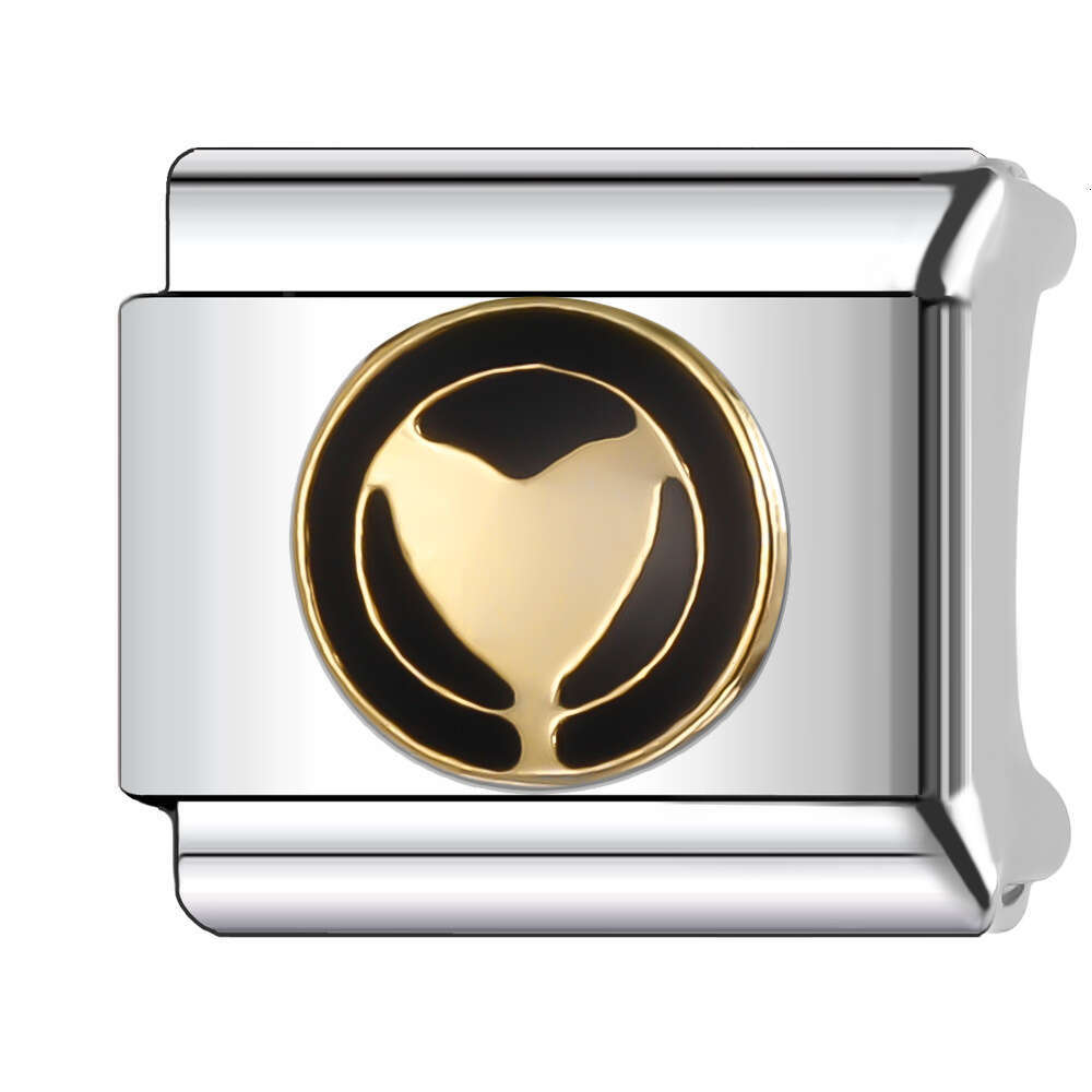 2024 Women's Gift Fashion Blue eyes bead Italian Charms Links Beads Fit 9mm Stainless Steel Bracelet Jewelry