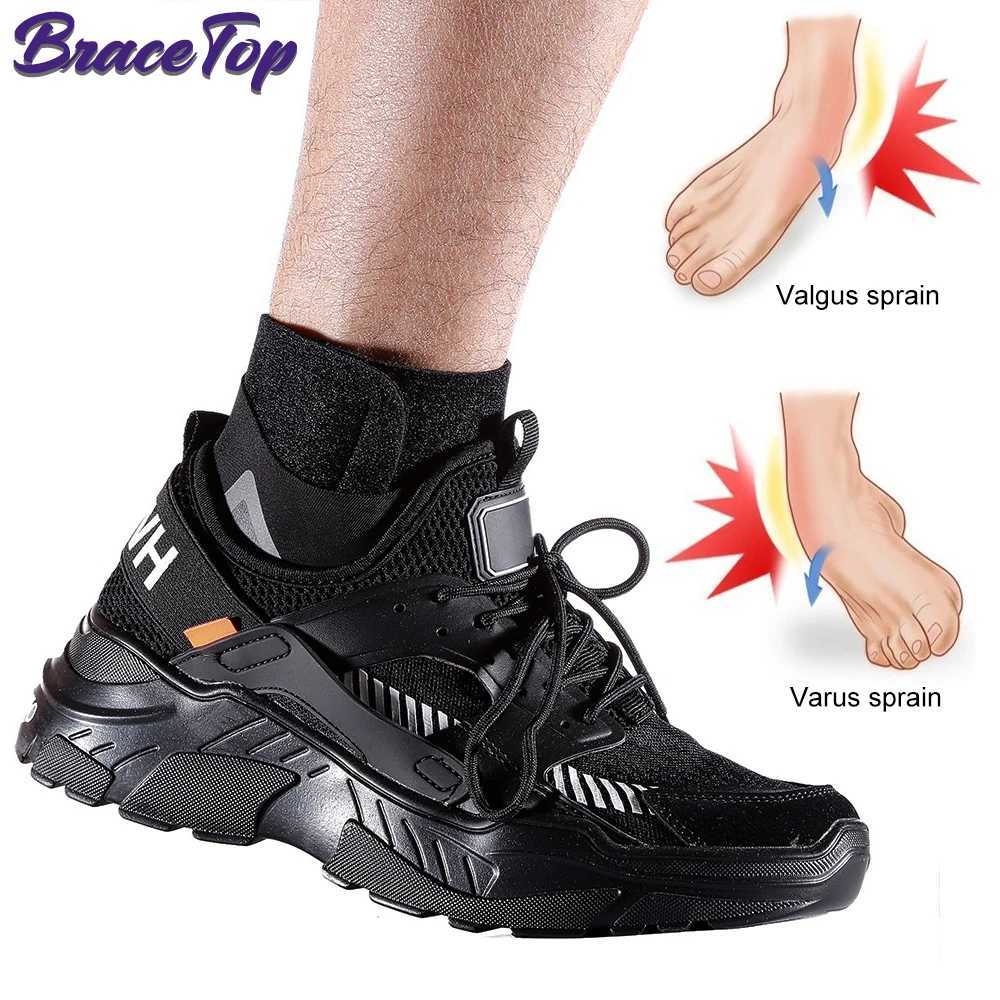 1Pair Sport Ankle Stabilizer Brace Compression Ankle Support Tendon Pain Relief Strap Foot Sprain Injury Wraps Run Basketball Y240913