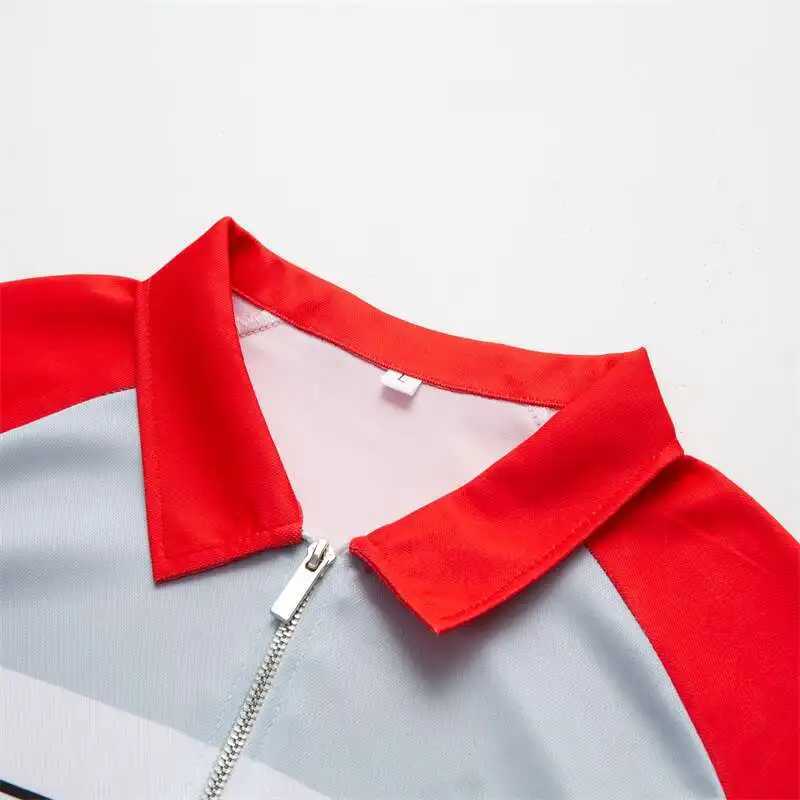 High quality mens polo shirt 2023 new long sleeved T-shirt casual business button top T-shirt mens summer clothing W240913