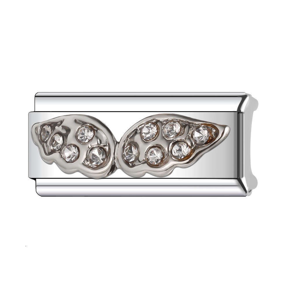 Hot Selg 9Mm Single Section Combination Italian Style Module Bracelet, Hand Decoration Splicing DIY Classic Pattern