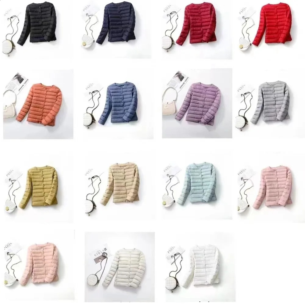 Matt Fabric Ultra Light Duck Down Womens Lightweight Jacket Warm Womens Windproof Jacket Parka Womens Down Jacket Plus Coats 240913