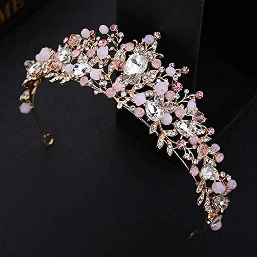 Crystal Tiara Crown Princess Costume Headband Bride Wedding Hair Accessories Gift Holiday Party Jewelry Butterfly CrownX240913