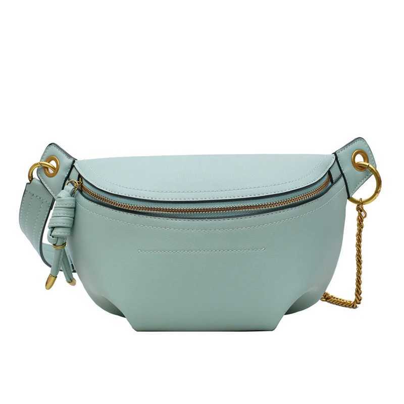 Women Waist Packs White Purse Leather Fanny Letter Belt Bags Shoulder Messenger Female Wallet Fashion Chest Crossbody Bag Pouch Z240912