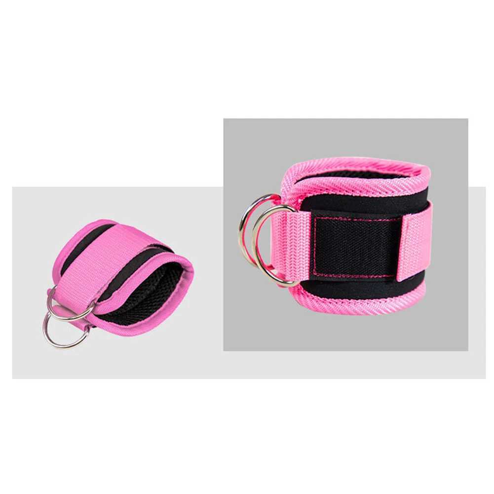 Cable Ankle Straps for Cable Machines Leg Strength D-Ring Foot Support Cuffs Ankle Protector Cuffs for Gym Workouts Y240913
