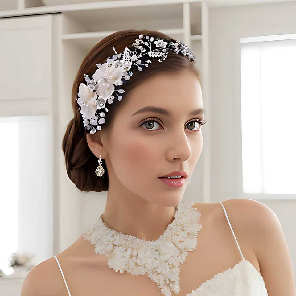 HP275 Wedding Hair Accessories Bridal Hair Jewelry Wedding Hair Tiara Bride Headdress Bridal Hairband Wedding HeadwearX240913