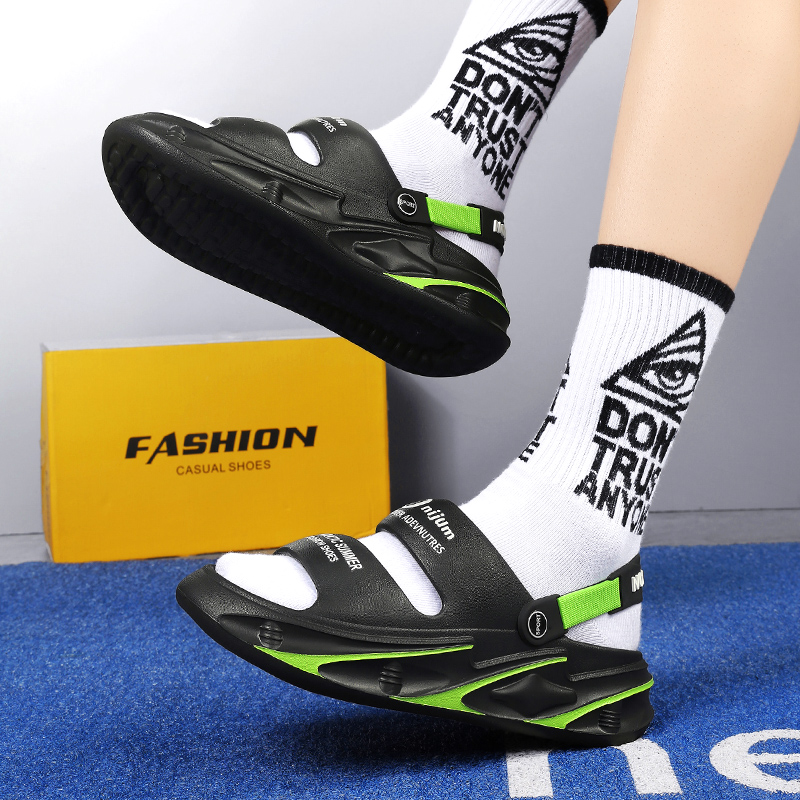 Men's Sandals Outdoor Slippers Beach Comfortable Slides Thick Soft Clogs Men Casual Shoes Water Shoes Men Women Beach Sandals