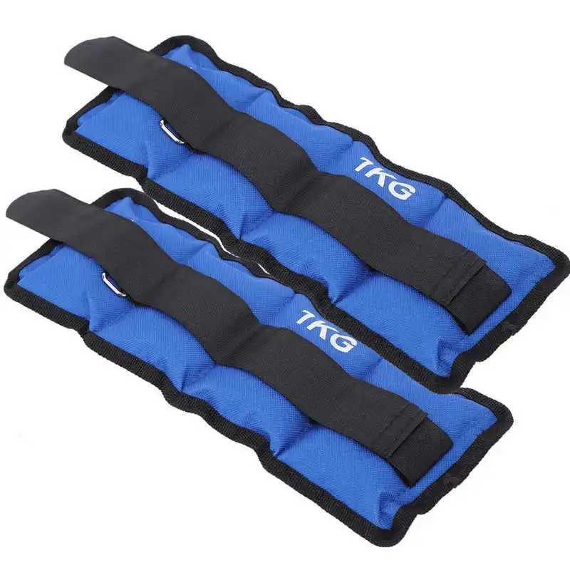 2Pcs 0.5kg Leg Ankle Wrist Sand Bag Weights Strap Strength Training Equipment for Gym Fitness Yoga Running Weight Ankle Strap Y240913