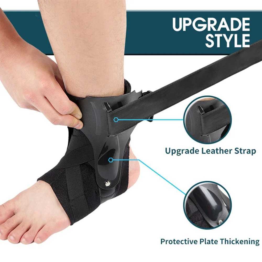 1 Piece Ankle Brace Support Adjustable Bandage Sports Foot Anklet Wrap Elastic Splint for Guard Sprains Injury Protector Unisex Y240913