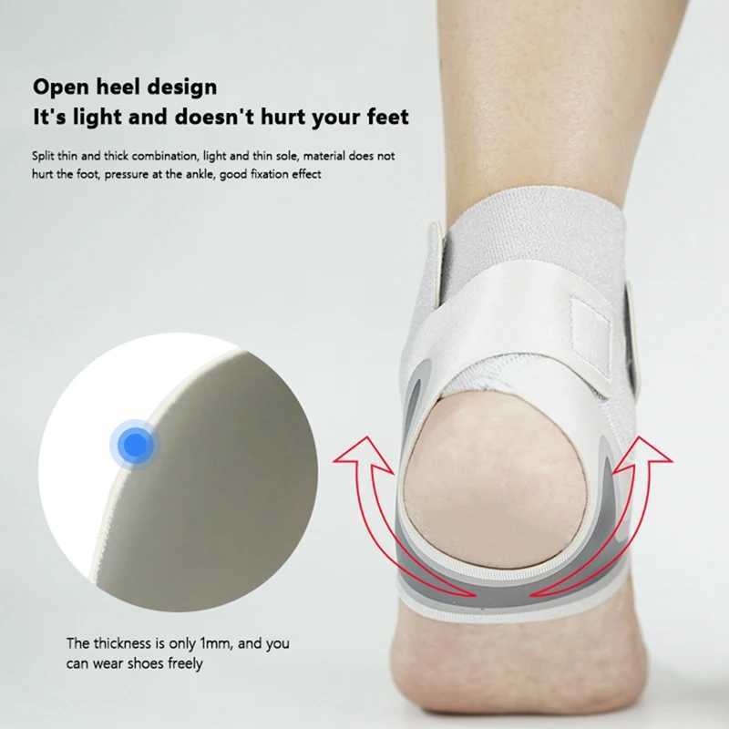 Sport Ankle Support Brace Elastic High Protect Guard Band Safety Running Basketball Fitness Foot Heel Wrap Bandage# Y240913