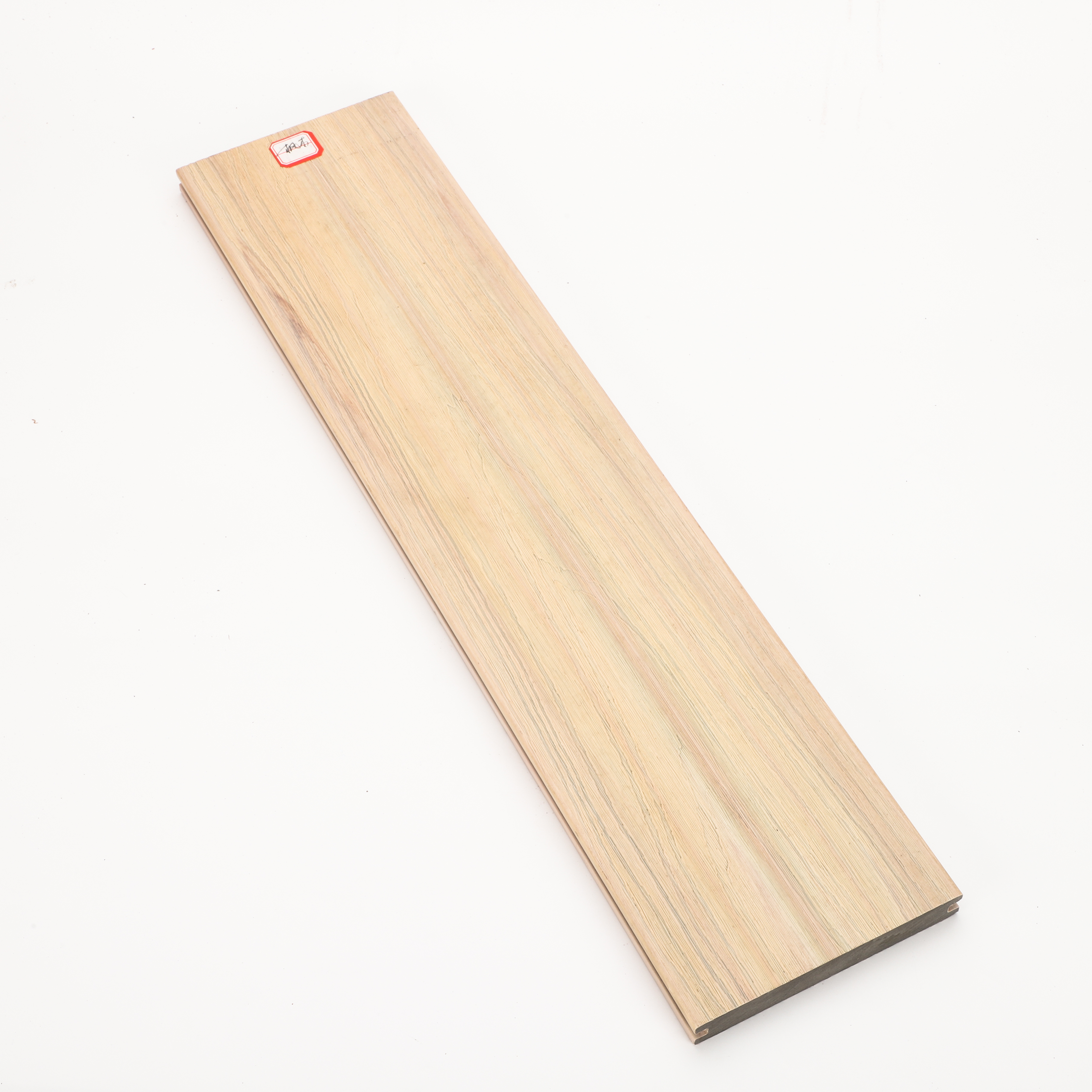 Hot outdoor waterproof second generation co-extruded solid wood grain wood plastic flooring