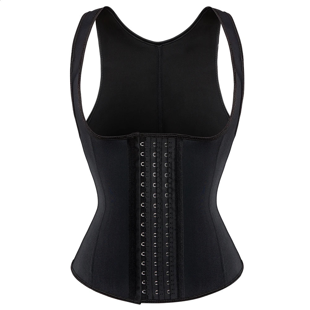 Latex corset vest weight loss sticker chest binding molding machine 9 steel waist trainer 240913