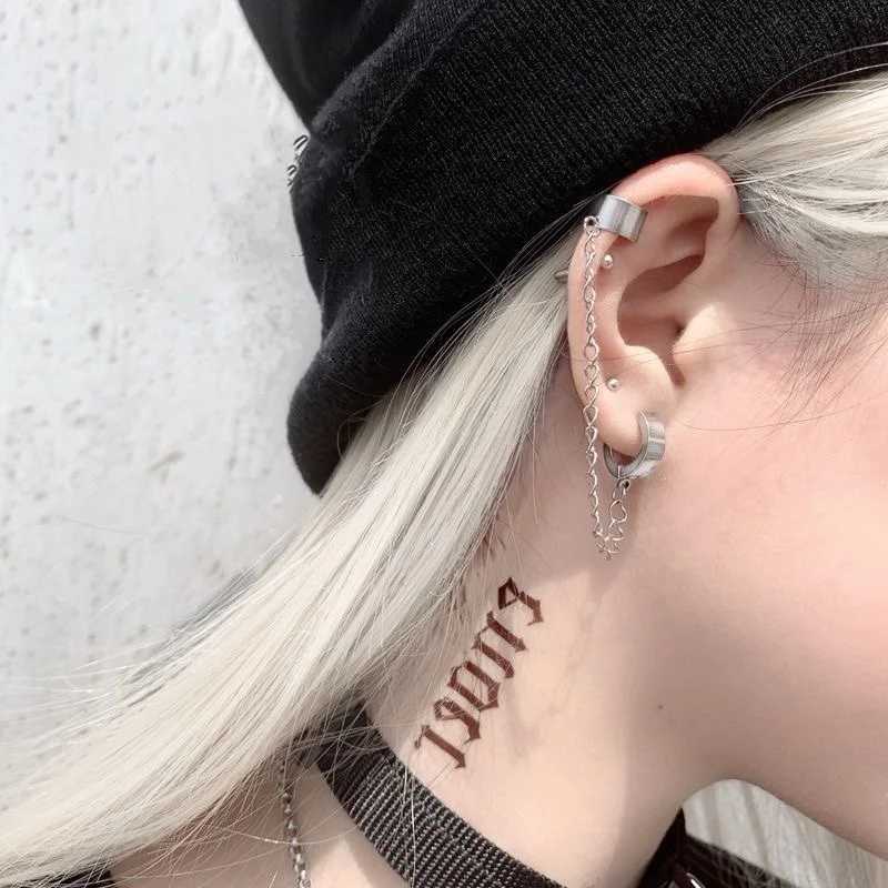 1 Piece Stainless Steel Painless Ear Clip Earrings for Men Women Punk Silver Color Non Piercing Fake Earrings Jewelry GiftsX240913