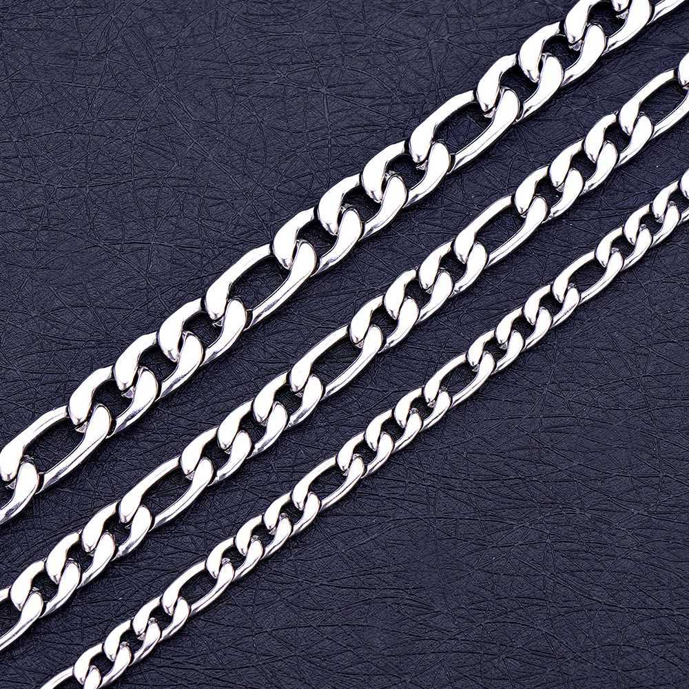 Width 6/8/10MM Mens Stainless Steel Link Chain Bracelet Fashion Hip Hop Rock Style NK Bracelet Party Gift Jewelry Length 20CMX240913