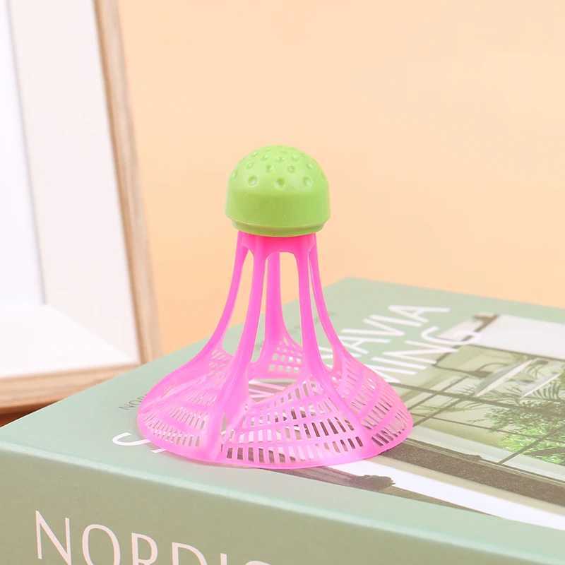 3Pcs Windproof Nylon Badminton Outdoor Anti-Wind Ball Plastic Balls Nylon Shuttlecock Stable Resistance Sport Training Balls Y240912