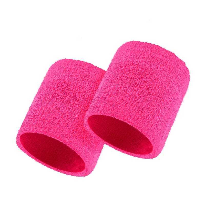 Wrist Support 2 Pcs Towel Sports Wristbands Tennis Sweat Bands Wrist Guard For Basketball Volleyball padel Fitness Sweatbands Wrist Wrap Cuff z240913{