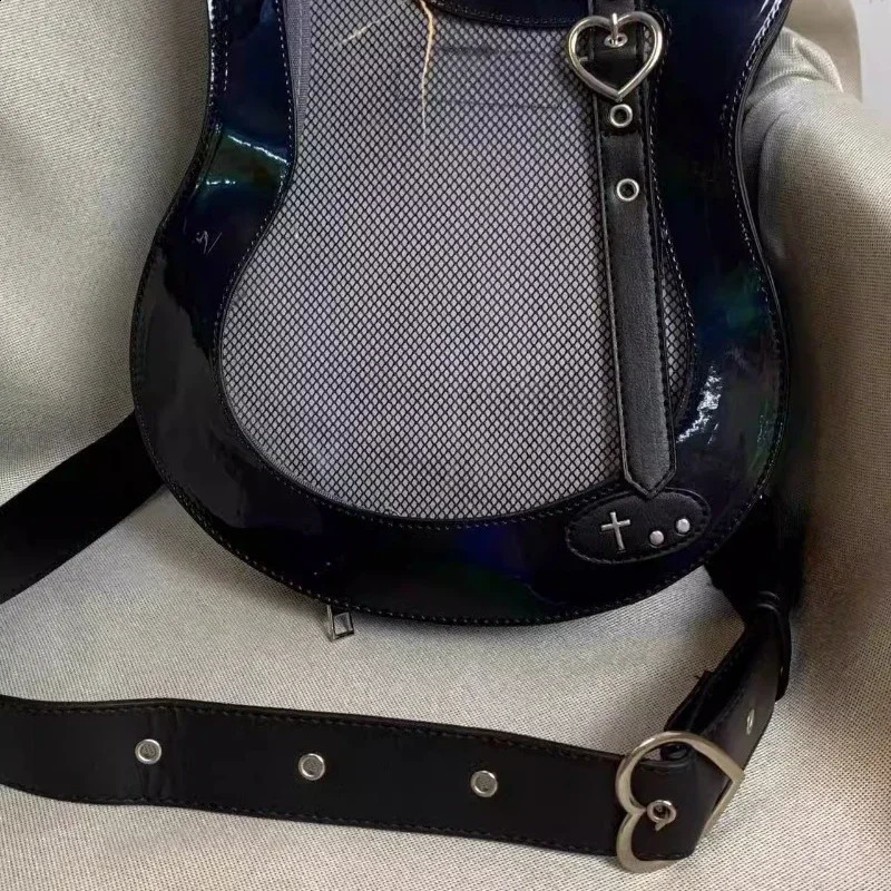 Personality Holographic Trendy Womens Handbags Sweet Cool Y2k Aesthetic Shoulder Crossbody Bag Vintage Transparent Ita Bags 240904