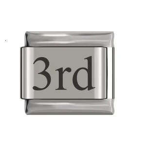 New stainless steel date module laser engraved bracelet Italian Bracelet Italian Charm Links Stainless Steel Fit 9mm Bracelet Jewelry DIY Making Gifts