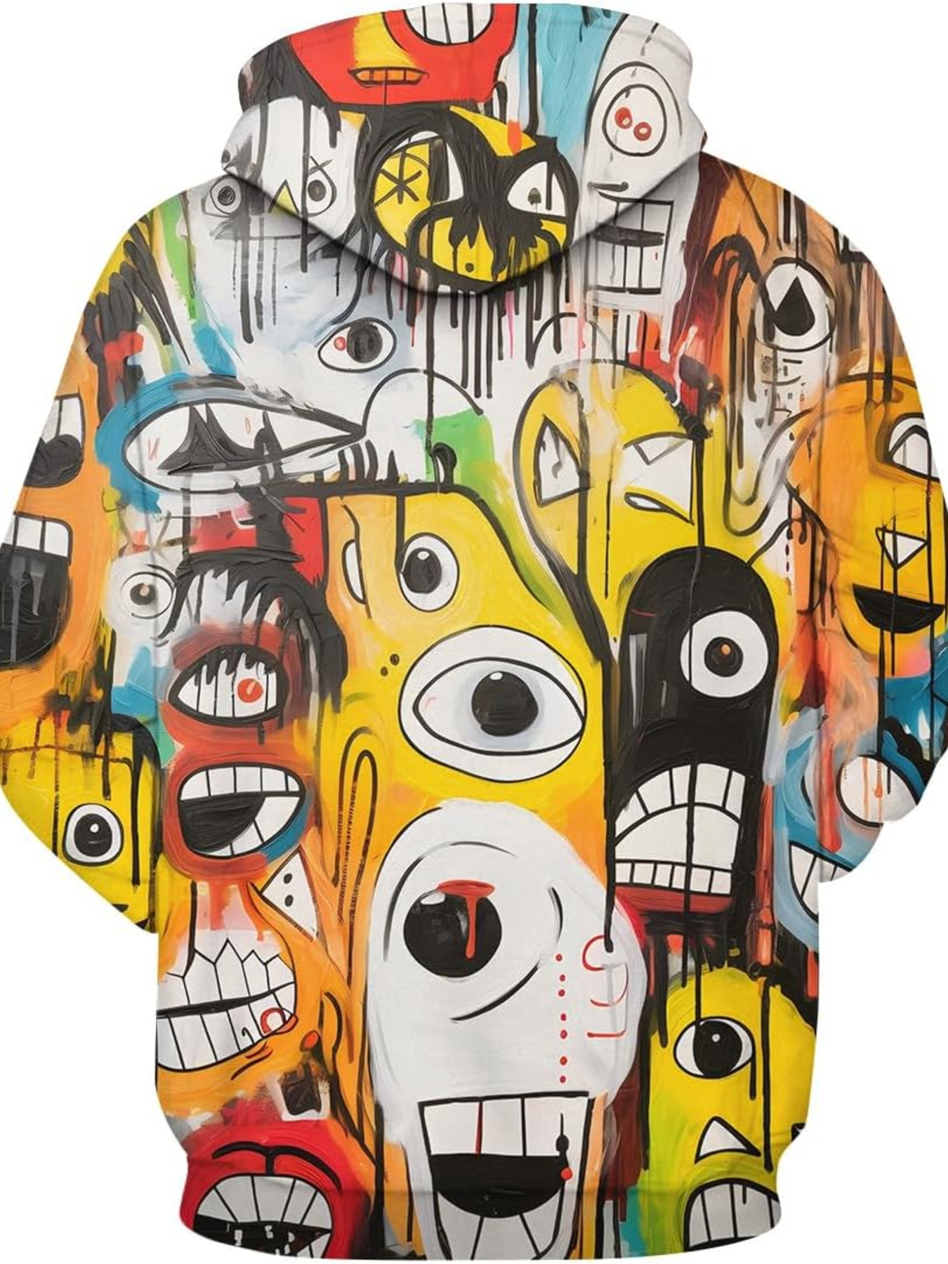 Hoodie for Mens Womens Men Women 3D Trippy Graffiti Animation Graphic Hoodie Hooded Sweatshirts Pockets Long Sleeve Pullover Graphic Hoodies sweatshir