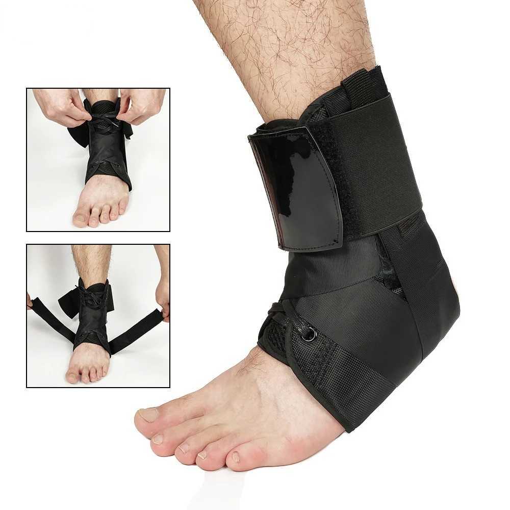 1PC Adult Ankle Volleyball Brace Protective Support Adjustable Sports Foot Straps Orthosis Stabilizer Socks Joint Protector Y240913